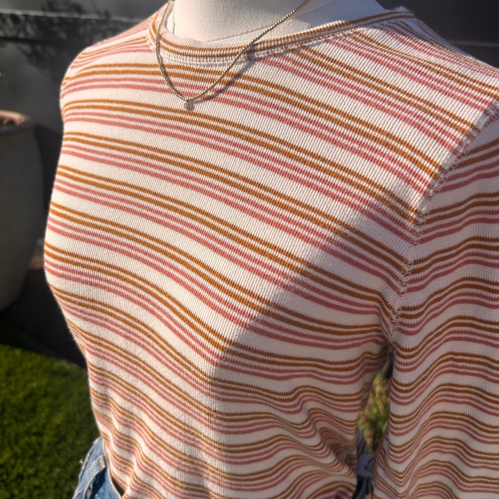 Madewell Striped Long Sleeve Tee
Size Small